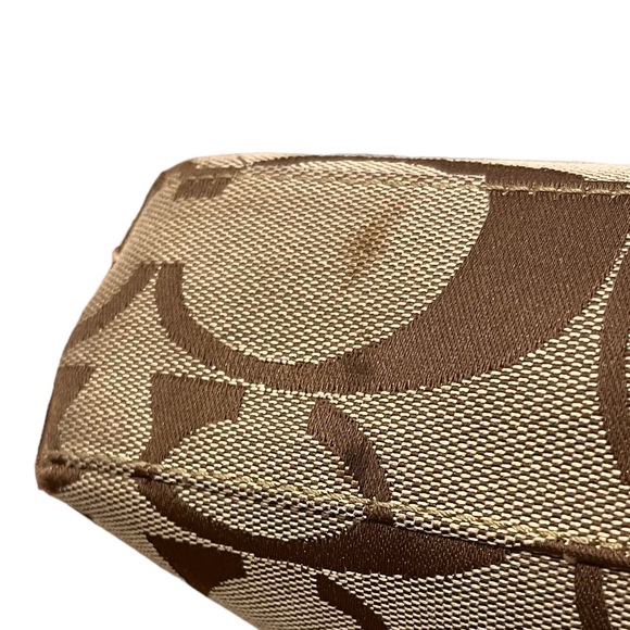 COACH Canvas Monogram Convertible Shoulder/Crossbody Bag - Picture 14 of 16